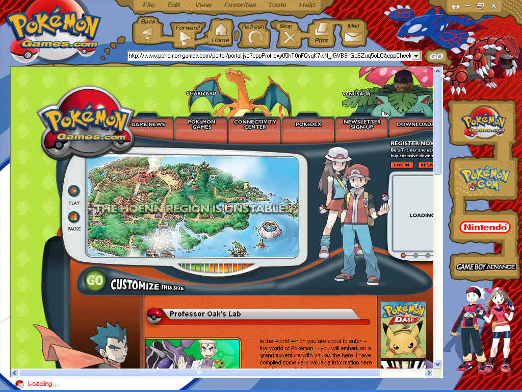 Pokemon browser (Ruby and Sapphire)